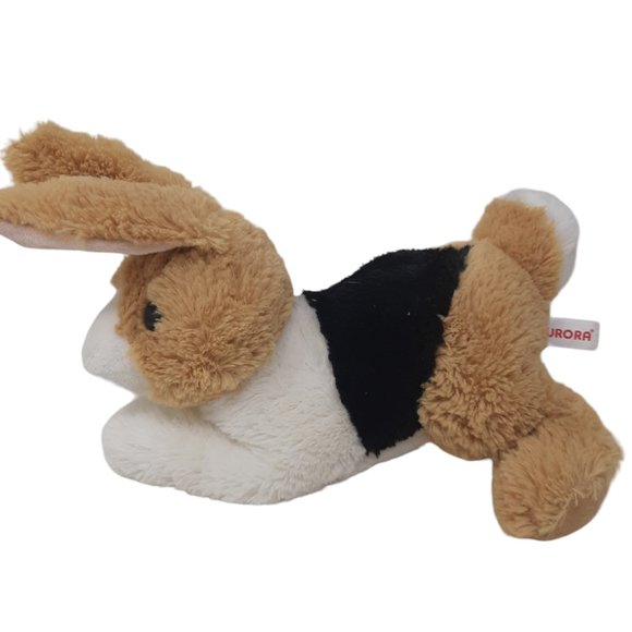 Aurora Dutch Bunny Rabbit Farm Brown Black Cream Stuffed Animal‎ Plush Toy 10" - Picture 6 of 8